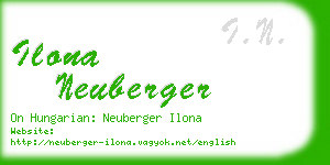 ilona neuberger business card